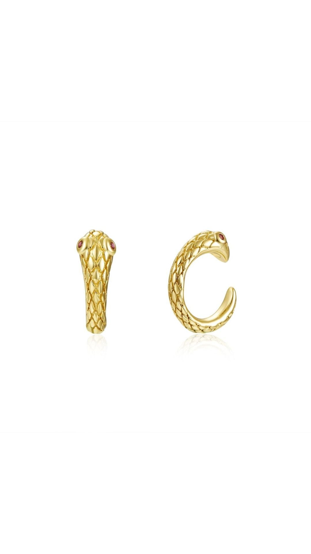 EARCUFF SERPIENTE  CIRCONITA DORADO